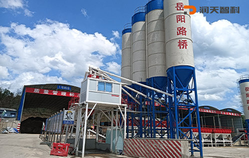 HZS90T斗式提升機(jī)混凝土攪拌站